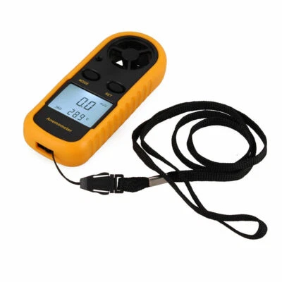 Wind Speed Meter Anemometer Digital Tester Vane Air Flow Gauge Backlight - Image 1 of 4