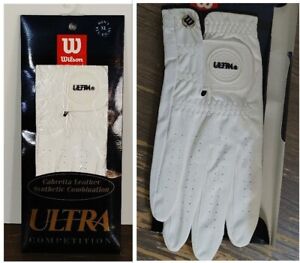 WILSON Ultra Select Cabretta Leather Golf GlovesMens Right XL Reg White Soft
