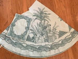 Le Jacquard Francais Primrose Bordier Tablecloth 6 Napkins Set Parrot Round - Picture 1 of 9