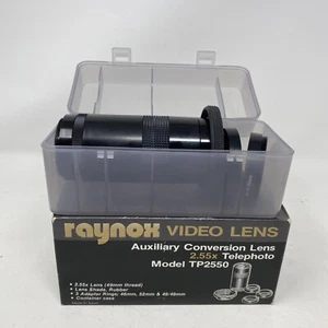 Raynox Video Lens Auxiliary Conversion Lens 2.55x Model TP2550 - Picture 1 of 8