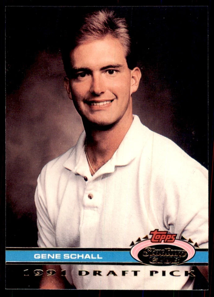 1991 Stadium Club Stadium Set Gene Schall Baseball Cards #165 - Image 1 of 2