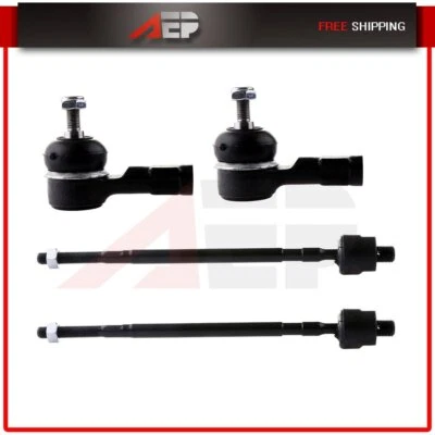 Fit For 1993 1994 Dodge Colt 4 Pieces New Front Tie Rods End Suspension Kit - Изображение 1 из 4