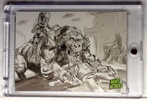 2015 Mars Attack's Occupation Concept Card 22 MONSTER HUNTERS - Picture 1 of 2