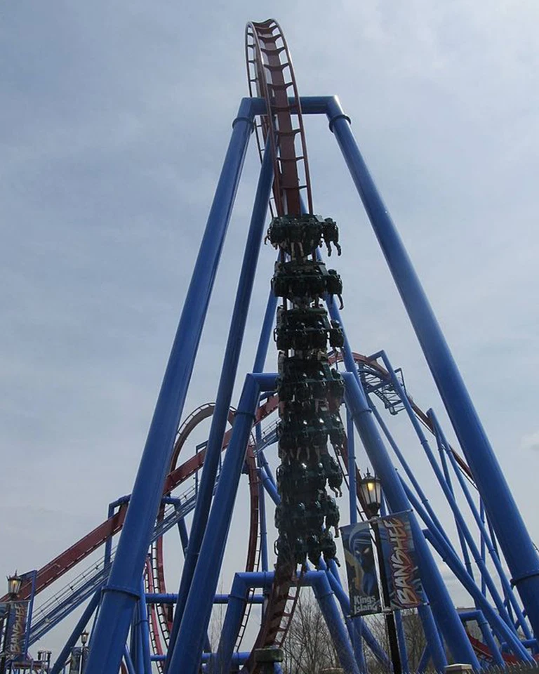 Banshee, Roller Coaster,Kings Island 8x10 High Quality Photo Picture - Image 1 of 1