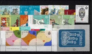 2017 San Marino Annata completa NO bf senza 140° in tessuto MNH - Imagen 1 de 1