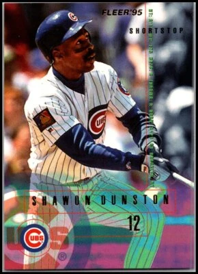 1995 Fleer #413 Shawon Dunston - FREE SHIPPING! - Image 1 of 2