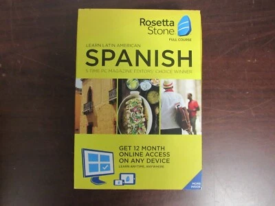 Rosetta Stone Spanish  New!   [21E] - Image 1 of 2