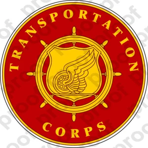 STICKER U S ARMY BRANCH Transportation Corps B NEW - Picture 1 of 1