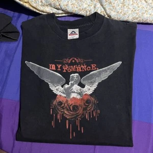 My Chemical Romance Angel retro black t-shirt S-2345XL QT1528 - Picture 1 of 2