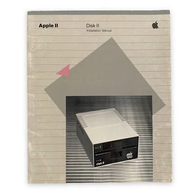 Apple II Disk II Drive Installation Manual VTG 1982  - Image 1 of 4