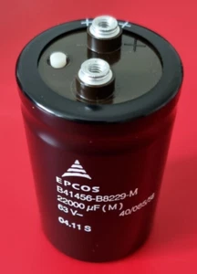 EPCOS Kondensator B41456-B8229-M 22000 µF (M) 63V-  !!! NEU & OVP !!! - Picture 1 of 8