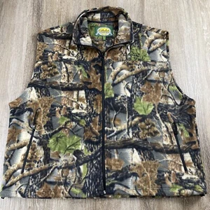 Cabelas Fleece Hunting Camo Vest Men's 2XL Y2K NOS NWOT Y2k - Picture 1 of 15
