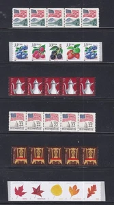 SIX  PNC strips of  five. Mint  OG NH - Picture 1 of 1