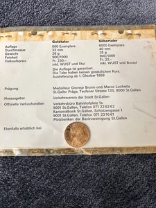 Swiss Coin: Helvetia gold coin, year 1935, - Picture 1 of 2