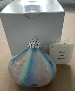 Stuart GRAY ART STUDIO Weihnachtsschmuck mit Box KRISTALLINES PORZELLAN GLAS - Bild 1 von 14