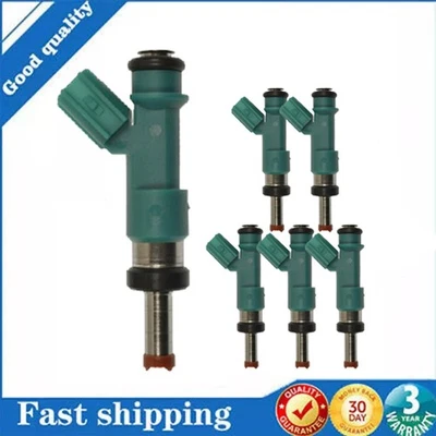 Inyector de combustible 6 piezas para Lexus RX450H 2010-2015 Toyota Highlander 2011 2014-2016 Foto 1 de 4