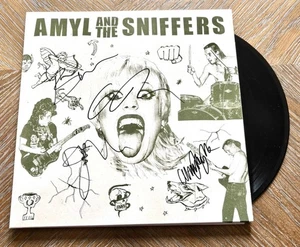 AMYL AND THE SNIFFERS S/T SELBSTBETITELT SIGNIERT VINYL LP PLATTE Full Band Autogramm - Bild 1 von 1