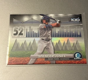 2024 Bowman Chrome Scouts Top 100 #BTP52 Spencer Jones - Picture 1 of 1
