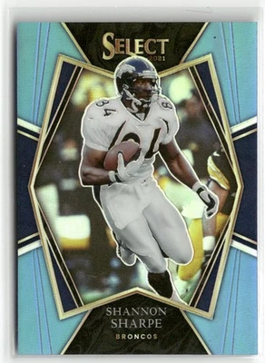2021 Panini Select #142 Shannon Sharpe Light Blue Prizm #/99 ☘️122 - Image 1 of 2