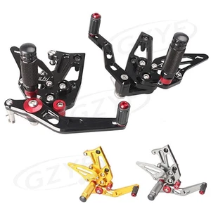 For Speed Triple 1050 2011-2014 12 13 Black CNC Rearset Foot pegs - Picture 1 of 7
