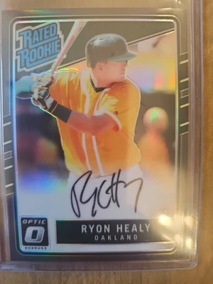 2017PaniniDonrussOptic  RatedRookie SignaturesRyonHealy#RRS-R Holo Prizm (AU,RC) - Image 1 of 2