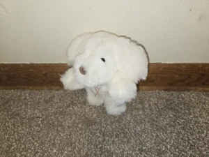 VINTAGE 1991 GUND PLUSH STUFFED Extremely Rare Sample Muttsy Pocket White Mini - Picture 1 of 9