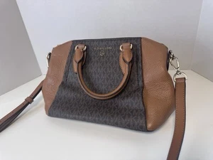 michael kors handbag Two Tone Brown Gold Hardware. - Picture 1 of 11
