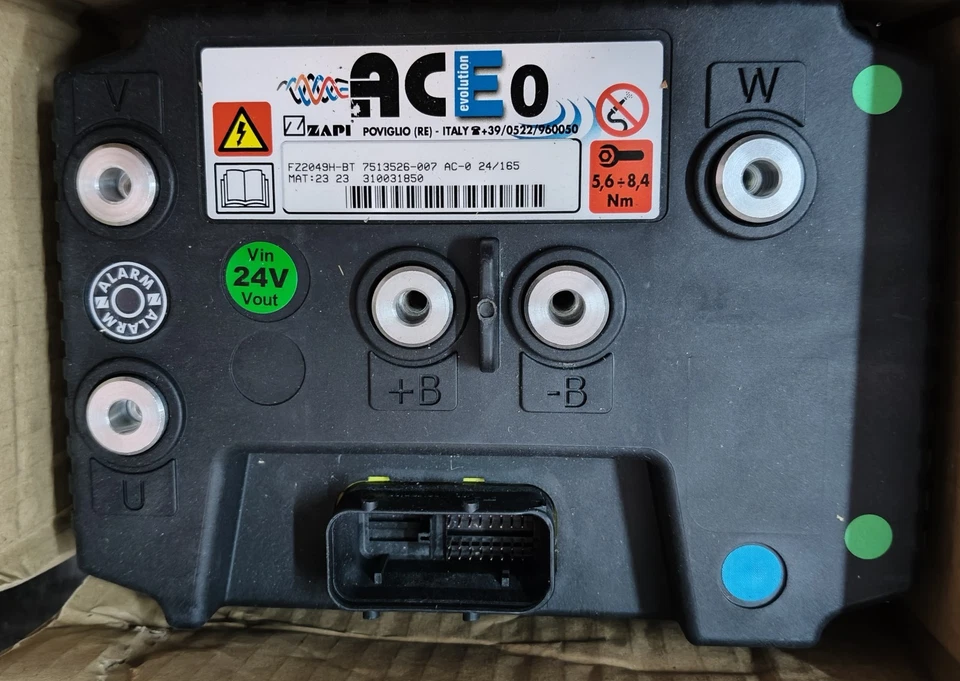 Novo controlador de transistor ACE 0 ZAPI FZ2049H-BT 7513526-007 AC-0 24/165 - Imagem 1 de 2