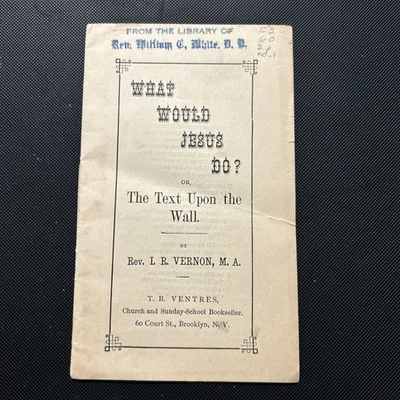 Rare Pamphlet, 1928, Is Jesus A Myth? Sermon By James I Vance - Image 1 of 2