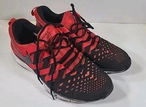 NIKE FREE TRAINER 5.0 Men's US Size 13 Red Black Running Sneaker 579809-601 - Picture 1 of 23