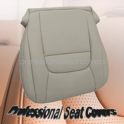 Cubierta de asiento de cuero inferior del lado del conductor bronceada para Toyota Land Cruiser 2017 2018 2019 Foto 1 de 4