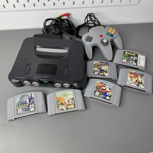 Nintendo 64 N64 Console Bundle + Controller + Games+ N64 Expansion Pak READ - Picture 1 of 20