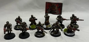 Warhammer 40k Death Korps of Krieg Squad FW PRO PAINTED Assault Squad GW - Picture 1 of 14