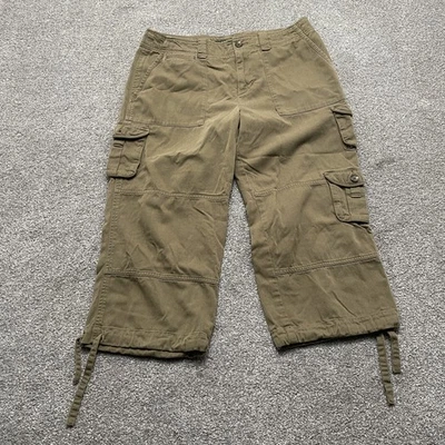 Pantalones cargo vintage Lauren Ralph Lauren para mujer 10 verde oliva Y2k utilitario Foto 1 de 4