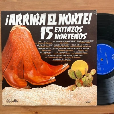 ¡ARRIBA EL NORTE! 15 EXITAZOS NORTEÑOS LP 1982 VG+ MEXICO broncos tigres cadetes - Image 1 of 2
