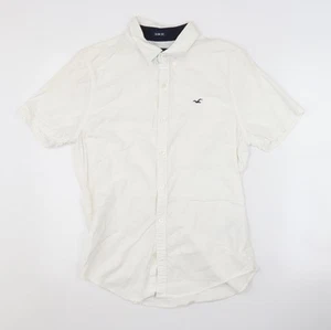 Hollister Men's White Slim Fit Casual Shirt S - Picture 1 of 12