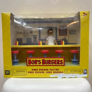 Bob‘s Burgers Diner Diorama Playset Action Figure Collection Rare Toy Vintage - Picture 1 of 2