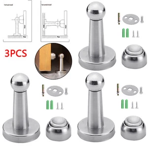 3er Pack Magnet Türstopper Stopper Halter Fangbeschlag Schrauben Home Office Sicherheit - Bild 1 von 12