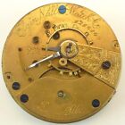 Vintage Elgin 74 Mechanical Pocket Watch Movement -  Parts / Repair