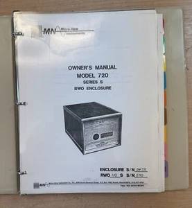 Micro-Now Model 720 Series S BWO Gehäuse Bedienungsanleitung - Bild 1 von 2