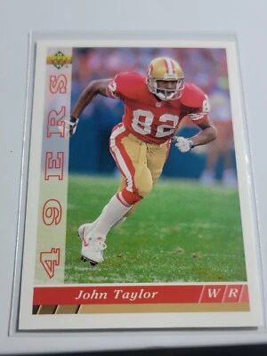JOHN TAYLOR 1993 Upper Deck #258.  49ers - Image 1 of 2