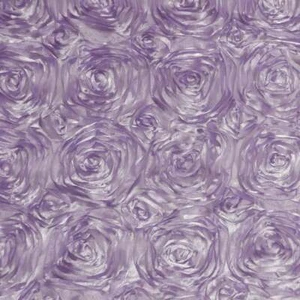 Tela de satén roseta de lavanda - Vendido por The Yard Flores florales Decoración de satén - Imagen 1 de 3