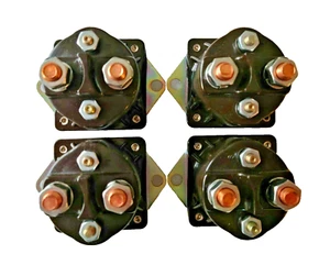 (4) WINCH SOLENOIDS 4-Terminal Solenoids 72631, 28396 Relay Switch for WARN - Picture 1 of 2