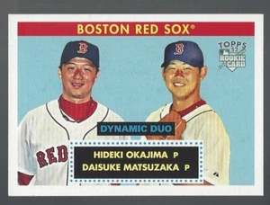 Hideki Okajima Daisuke Matsuzaka 2007 Topps '52 Dynamic Duos RC Card# DD-6 - Picture 1 of 4