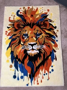 Tufted rug, Lion , Handmade, Custom Rugs, Carpet - Picture 1 of 8