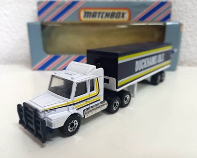 Furgone semirimorchio lungo Scania: 17 cm Matchbox Convoy CY16 scatola originale - Immagine 1 di 4