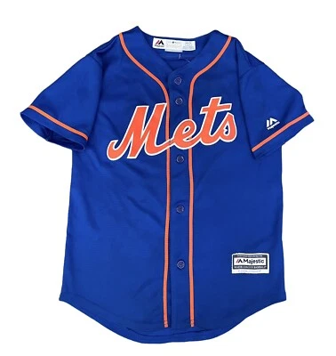 100% Authentic New York Mets Matt Harvey 33 Majestic Jersey Youth Size Small 8 - Image 1 of 4