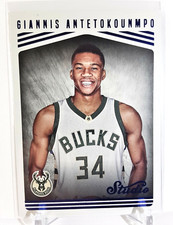 Giannis Antetokounmpo 2016-17 Studio SE Portrait #102 Milwaukee Bucks FINALS