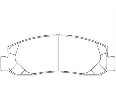 Juego de pastillas de freno delanteras para Ford F350 Super Duty 2008-2012 69957ZKHD 2009 2010 2011 Foto 1 de 2