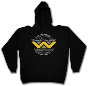 WEYLAND YUTANI II HOODIE HOODED SWEATSHIRT Corp Corporatin Alien Ripley Movie - Picture 1 of 1